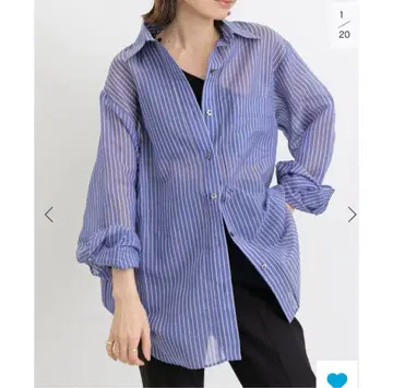 LAppartement Sheer Stripe Shirt