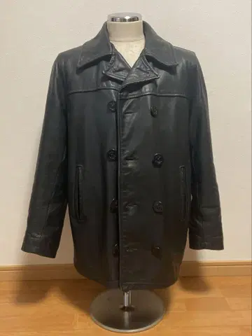 가죽 피 코트 made in france