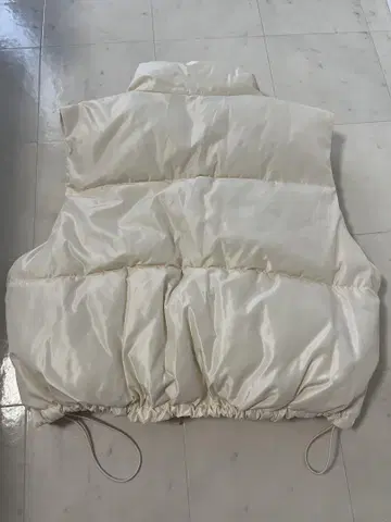 숏 충전솜 베스트