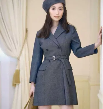 스나이델 snidel 미니 자켓 원피스 그레이 S 사이즈