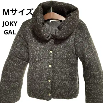 다크 그레이 다운 아우터 여성용 M 사이즈