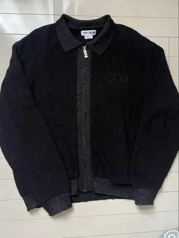 TTT MSW 24SS Lame zip up cardigan
