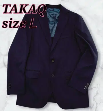 TAKAQ 테일러드 자켓 네이비 봄/여름용 sizeL