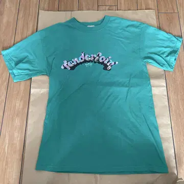 텐더 로인 터콰이즈 로고T셔츠 M