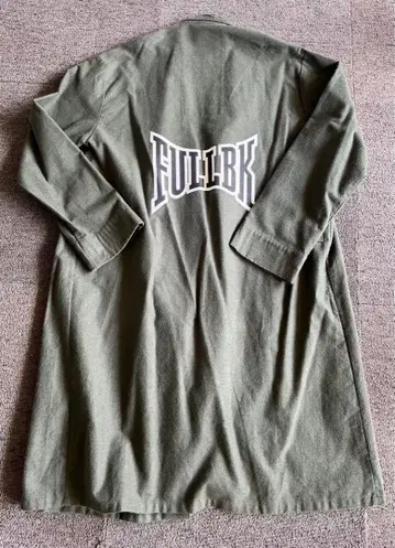FULL BK 올리브 롱 코트 XL