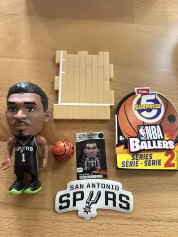 NBA Baller 샌안토니오 스퍼스 피규어 세트 웸바야마