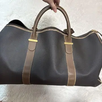 dunhill 가죽 보스턴 백 대용량