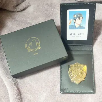 명탐정 코난 하기와라 켄지 천연 가죽 패스 케이스
