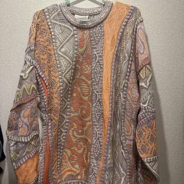 Coogi 멀티 컬러 오버 사이즈 니트