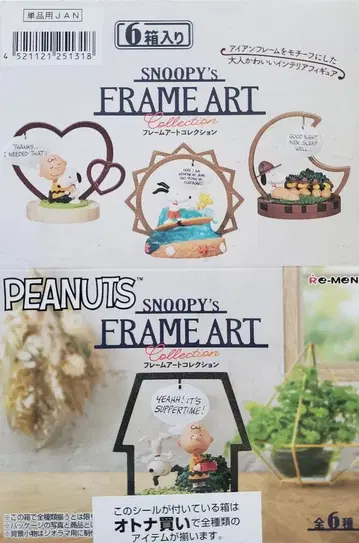 리멘트 [ SNOOPYsFRANEART 컬렉션 ] 6종 BOX