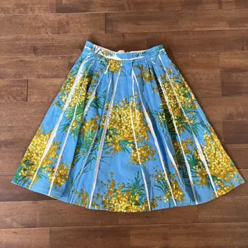 Blumarine 꽃무늬 플레어 스커트 38