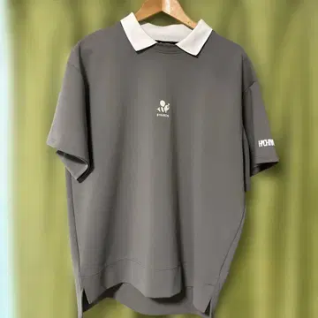 8 YARDS 그레이 피케 셔츠