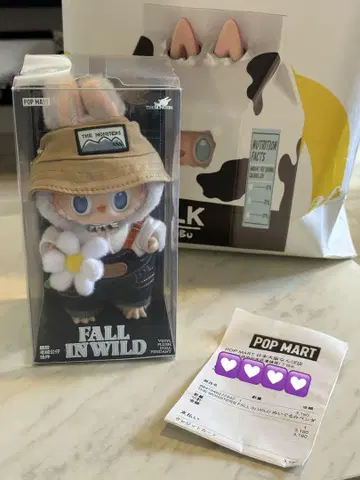 POPMART LABUBU FALL IN WILD 봉제 인형