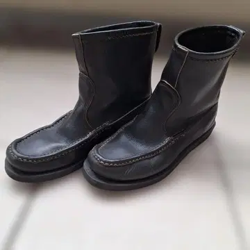 가죽 블랙 숏부츠 비브람 밑창