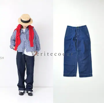Veritecoeur 베리떼꾸르 버티컬 포켓 데님
