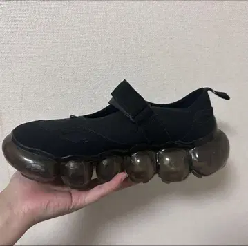 grounls 블랙 스니커즈 벨크로