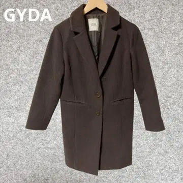 GYDA 체스터 코트 다크 브라운