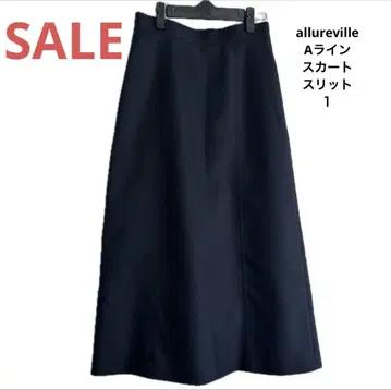 선착순 allureville 알아바일 A라인 스커트 네이비