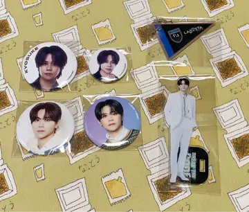 INI 후지마키 쿄스케 캔뱃지 세트
