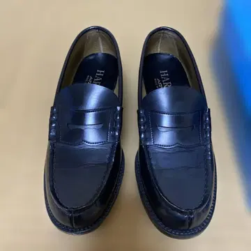 HARUTA 하루타 로퍼 블랙 인조 가죽