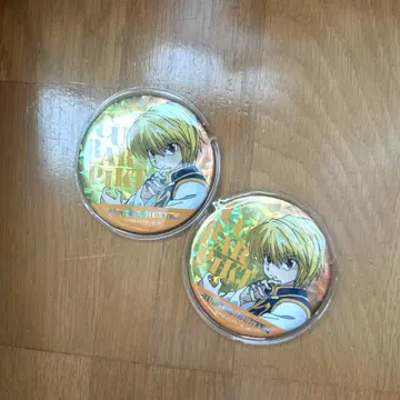 크라피카 글리터 캔뱃지 2개 세트