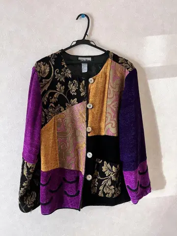 Indigo Moon 패치워크 자켓 L