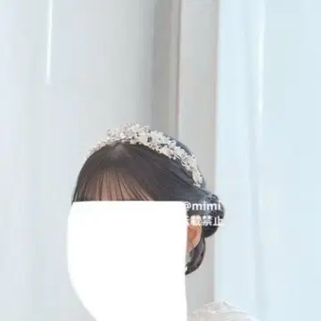 티아라 브라이덜 실버 웨딩 사전 촬영 결혼식 신부 액세서리