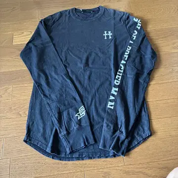 DSQUARED2 블랙 긴팔 티셔츠 L