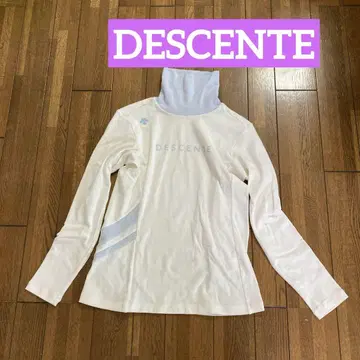 [ DESCENTE ] 여성용 골프 미기모 터틀넥 셔츠