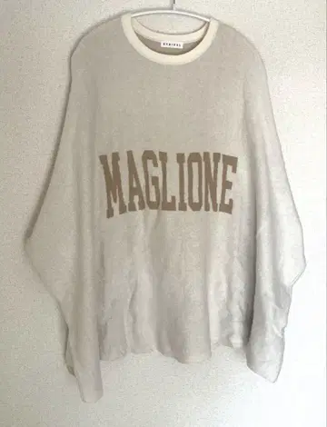 [ DOUDOU ] MAGLIONE 로고 판초 니트
