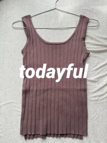 [ 새상품급 ] todayful 탱크탑 핑크 프리 사이즈