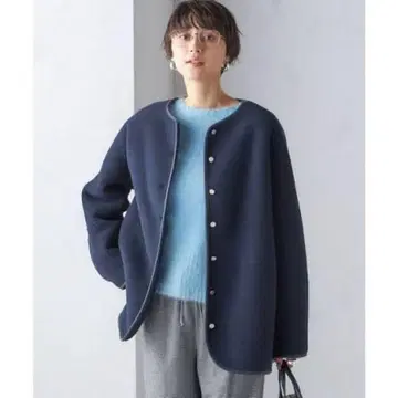 ships 리버서블 보아 블루종