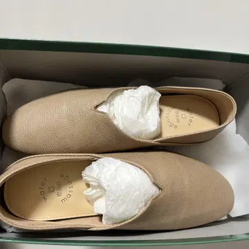 히미코 워터 마사지 소프트 플랫슈즈 23cm 베이지