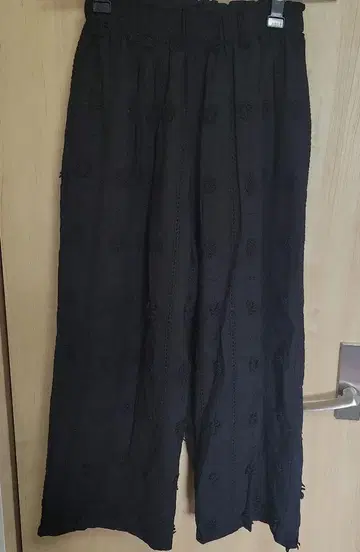 니코앤드 플라워 레이스 이지 팬츠 프리 사이즈 블랙