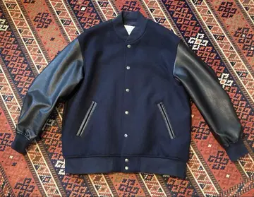 Freaks Store 바시티 자켓 블랙 네이비