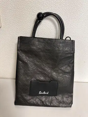 [ 미사용 ] Somlord 블랙 토트백