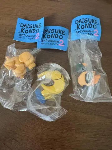 DAISUKE KONDO 아트 컬렉션 2 마스코트 피규어 3개