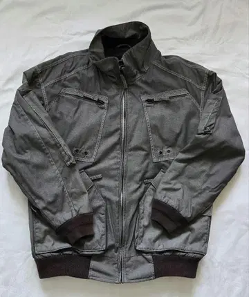 AG MA-1 스타일 자켓 그레이