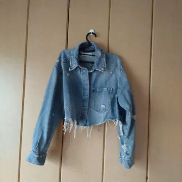 ZARA 크롭 데님 자켓 XS