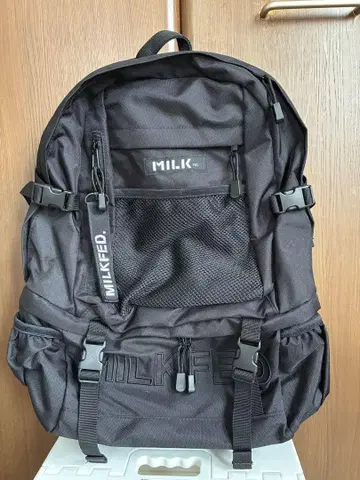밀크페도 백팩 MILKFED. 대용량 32L 블랙 백팩