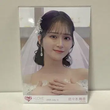 =LOVE 사사키 마이카 생사진 웨딩 의상