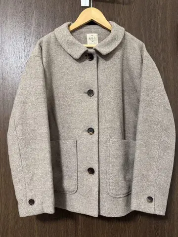 사만사 모스모스 울 자켓 숏 기장 코트