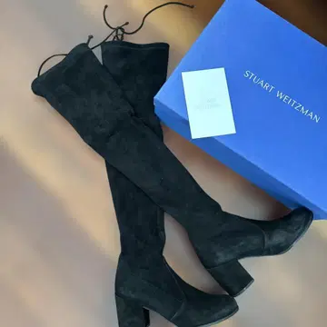 23 Stuart Weitzman TIELAND 블랙 니하이 부츠