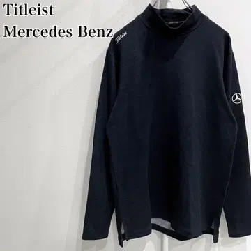 Titleist Mercedes Benz 하이넥 골프 네이비