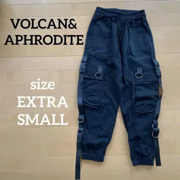 VOLCAN & APHRODITE 블랙 카고 팬츠