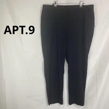 APT.9 아프트나인 슬랙스 팬츠 블랙 [ 3L~4L ] 오버 사이즈