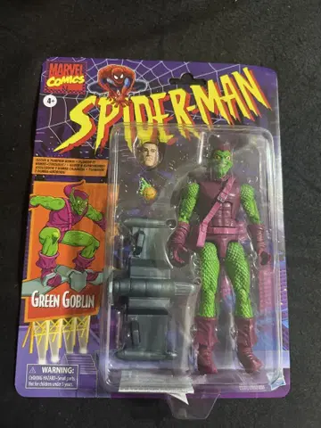 마블 레전드 그린 고블린 레트로 패키지 스파이더맨 해즈브로