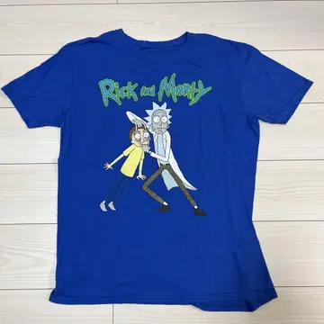 Rick and Morty T셔츠 L 사이즈 파랑