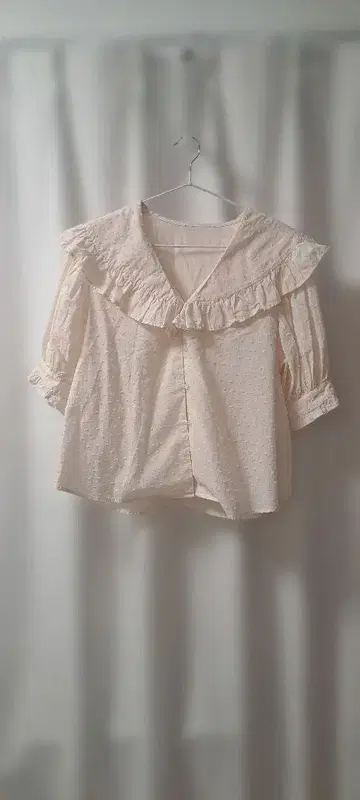 BEAMS BOY 프릴 달린 반팔 셔츠