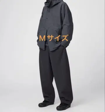 유니클로 U 브러쉬드 맨투맨 와이드 팬츠 M 다크 그레이 UNIQLO U